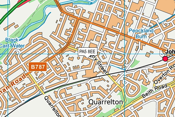 PA5 8EE map - OS VectorMap District (Ordnance Survey)