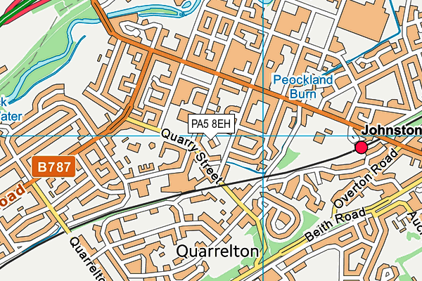 PA5 8EH map - OS VectorMap District (Ordnance Survey)