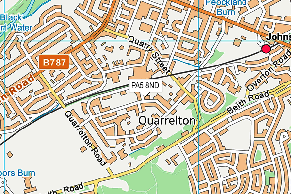 PA5 8ND map - OS VectorMap District (Ordnance Survey)