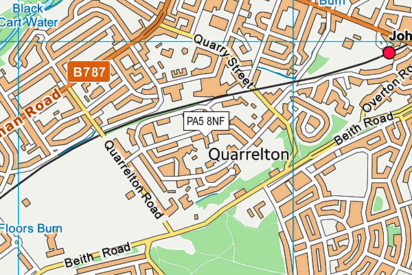 PA5 8NF map - OS VectorMap District (Ordnance Survey)
