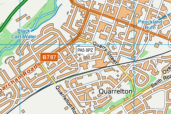 PA5 8PZ map - OS VectorMap District (Ordnance Survey)