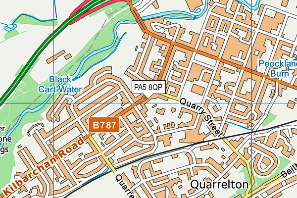 PA5 8QP map - OS VectorMap District (Ordnance Survey)