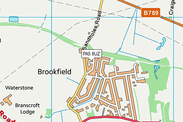 Map of BROOKGLEN LIMITED at district scale