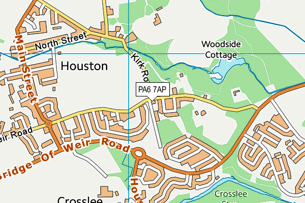 PA6 7AP map - OS VectorMap District (Ordnance Survey)