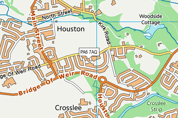 PA6 7AQ map - OS VectorMap District (Ordnance Survey)