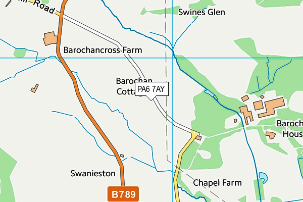 PA6 7AY map - OS VectorMap District (Ordnance Survey)