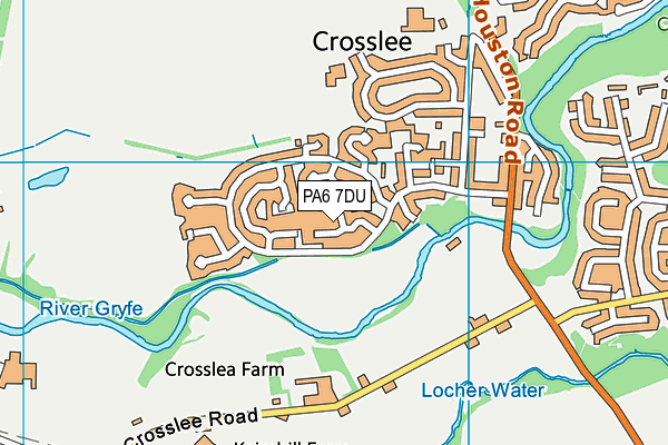 PA6 7DU map - OS VectorMap District (Ordnance Survey)