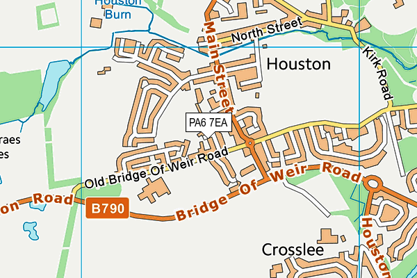 PA6 7EA map - OS VectorMap District (Ordnance Survey)