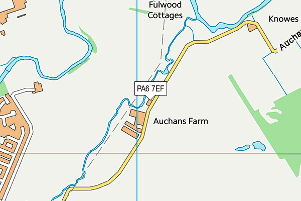 PA6 7EF map - OS VectorMap District (Ordnance Survey)