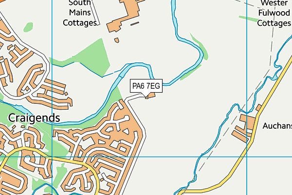 PA6 7EG map - OS VectorMap District (Ordnance Survey)