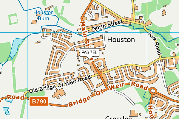 PA6 7EL map - OS VectorMap District (Ordnance Survey)