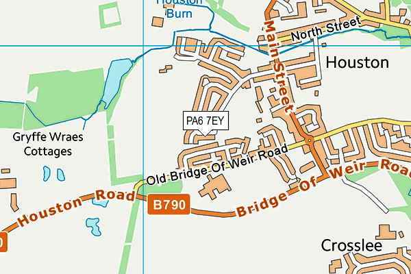 PA6 7EY map - OS VectorMap District (Ordnance Survey)