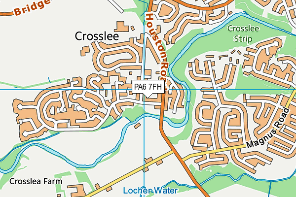 PA6 7FH map - OS VectorMap District (Ordnance Survey)