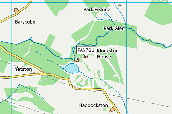 PA6 7GU map - OS VectorMap District (Ordnance Survey)