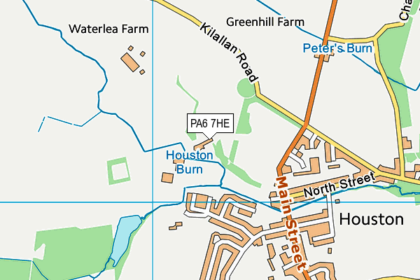 PA6 7HE map - OS VectorMap District (Ordnance Survey)