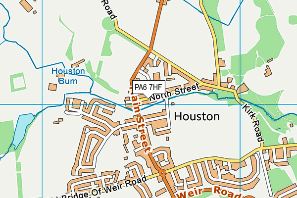 PA6 7HF map - OS VectorMap District (Ordnance Survey)