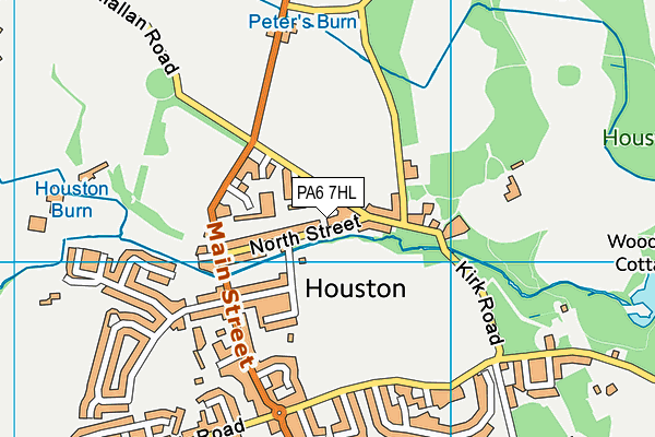PA6 7HL map - OS VectorMap District (Ordnance Survey)