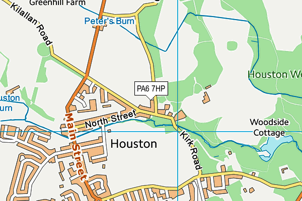 PA6 7HP map - OS VectorMap District (Ordnance Survey)