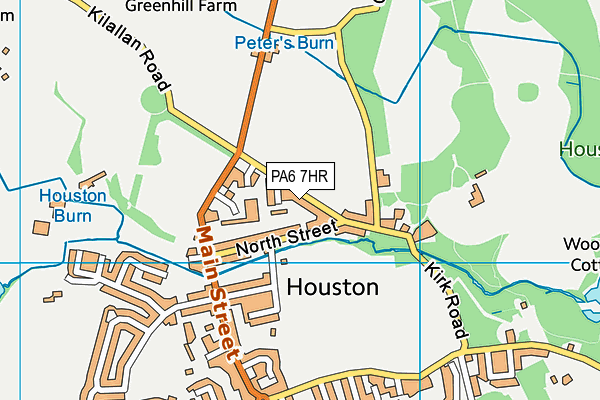 PA6 7HR map - OS VectorMap District (Ordnance Survey)