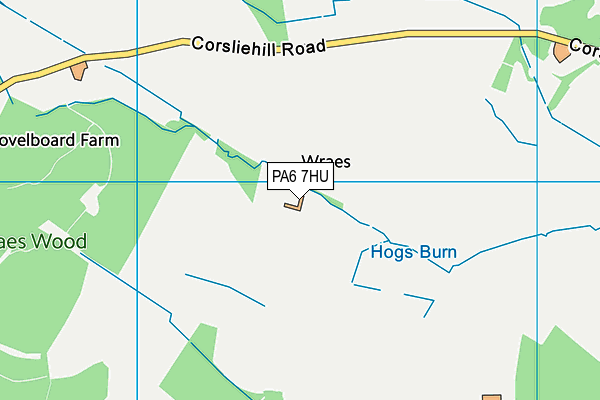 PA6 7HU map - OS VectorMap District (Ordnance Survey)