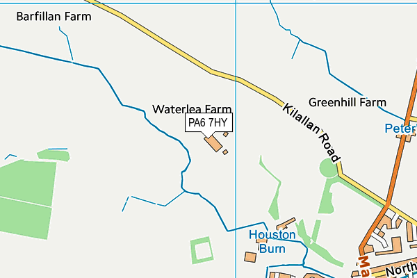 PA6 7HY map - OS VectorMap District (Ordnance Survey)