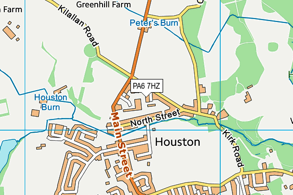 PA6 7HZ map - OS VectorMap District (Ordnance Survey)