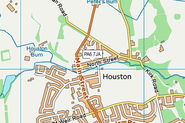 PA6 7JA map - OS VectorMap District (Ordnance Survey)