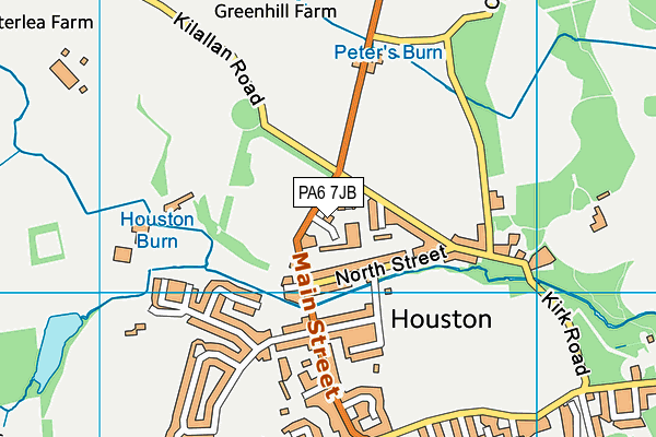 PA6 7JB map - OS VectorMap District (Ordnance Survey)