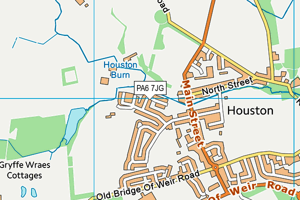 PA6 7JG map - OS VectorMap District (Ordnance Survey)