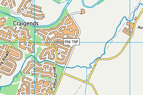 PA6 7NP map - OS VectorMap District (Ordnance Survey)