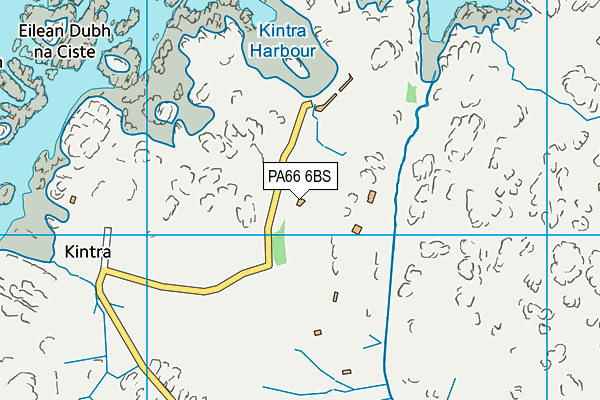 PA66 6BS map - OS VectorMap District (Ordnance Survey)