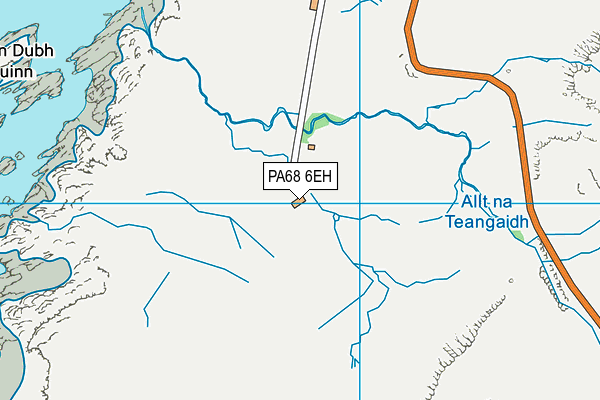 PA68 6EH map - OS VectorMap District (Ordnance Survey)