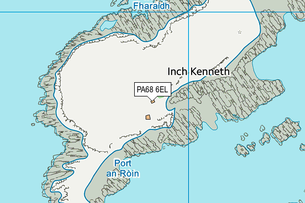 PA68 6EL map - OS VectorMap District (Ordnance Survey)