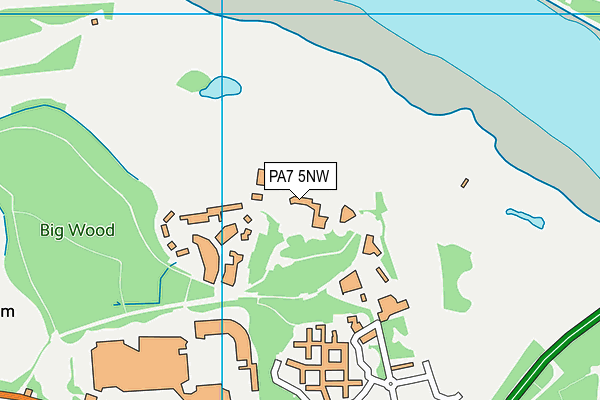 PA7 5NW map - OS VectorMap District (Ordnance Survey)