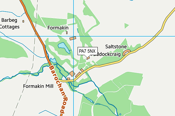PA7 5NX map - OS VectorMap District (Ordnance Survey)