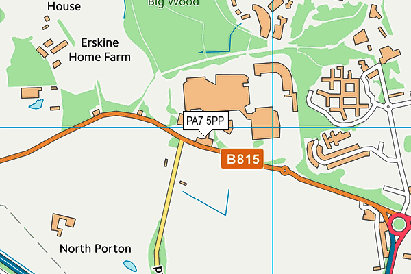 PA7 5PP map - OS VectorMap District (Ordnance Survey)