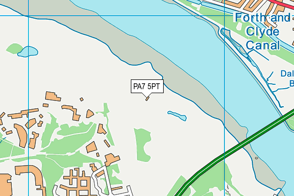 PA7 5PT map - OS VectorMap District (Ordnance Survey)