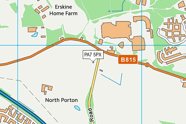 PA7 5PX map - OS VectorMap District (Ordnance Survey)