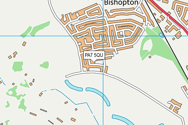 PA7 5QU map - OS VectorMap District (Ordnance Survey)