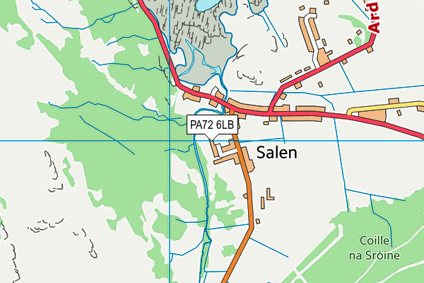 PA72 6LB map - OS VectorMap District (Ordnance Survey)