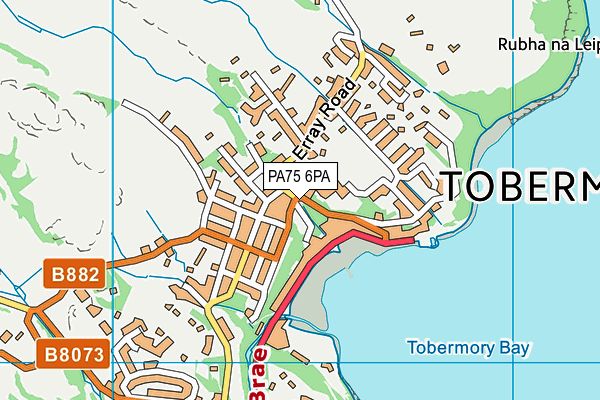 PA75 6PA map - OS VectorMap District (Ordnance Survey)