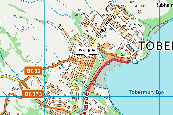 PA75 6PE map - OS VectorMap District (Ordnance Survey)