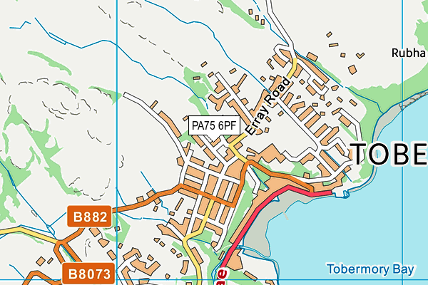 PA75 6PF map - OS VectorMap District (Ordnance Survey)