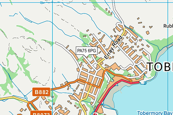 PA75 6PG map - OS VectorMap District (Ordnance Survey)