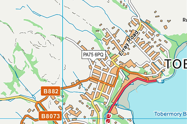 PA75 6PQ map - OS VectorMap District (Ordnance Survey)