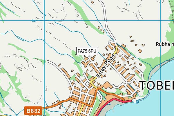 PA75 6PU map - OS VectorMap District (Ordnance Survey)
