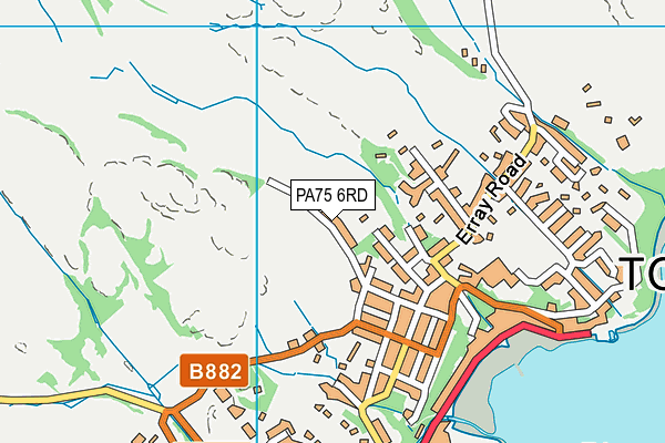PA75 6RD map - OS VectorMap District (Ordnance Survey)