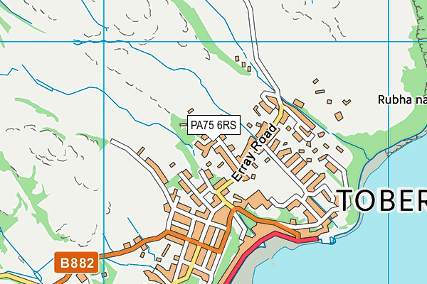 PA75 6RS map - OS VectorMap District (Ordnance Survey)