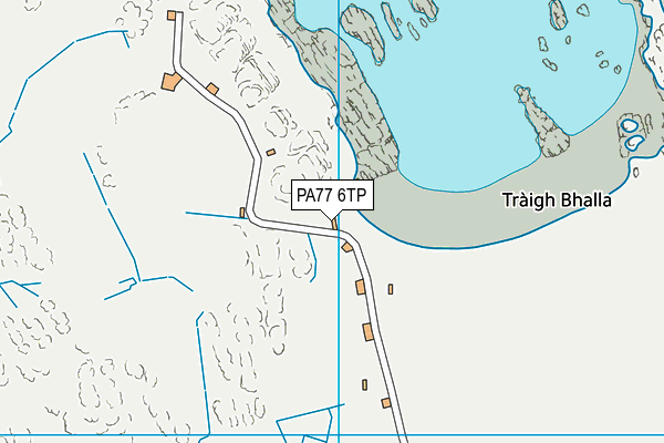 PA77 6TP map - OS VectorMap District (Ordnance Survey)