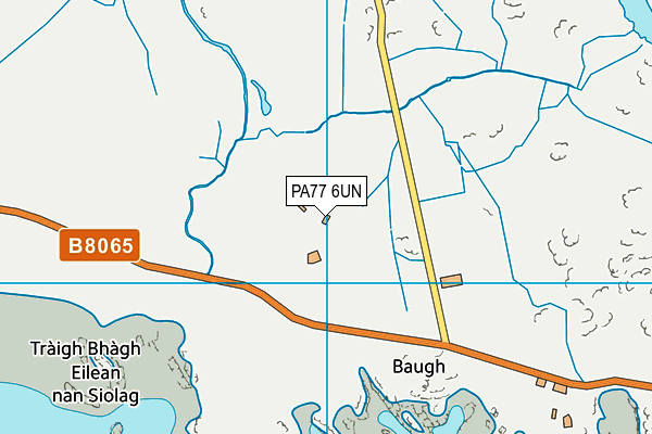 PA77 6UN map - OS VectorMap District (Ordnance Survey)
